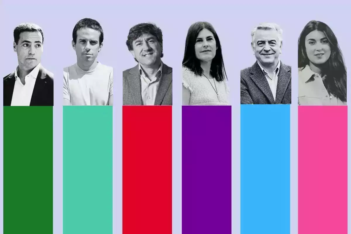 Los candidatos a las elecciones en el País Vasco