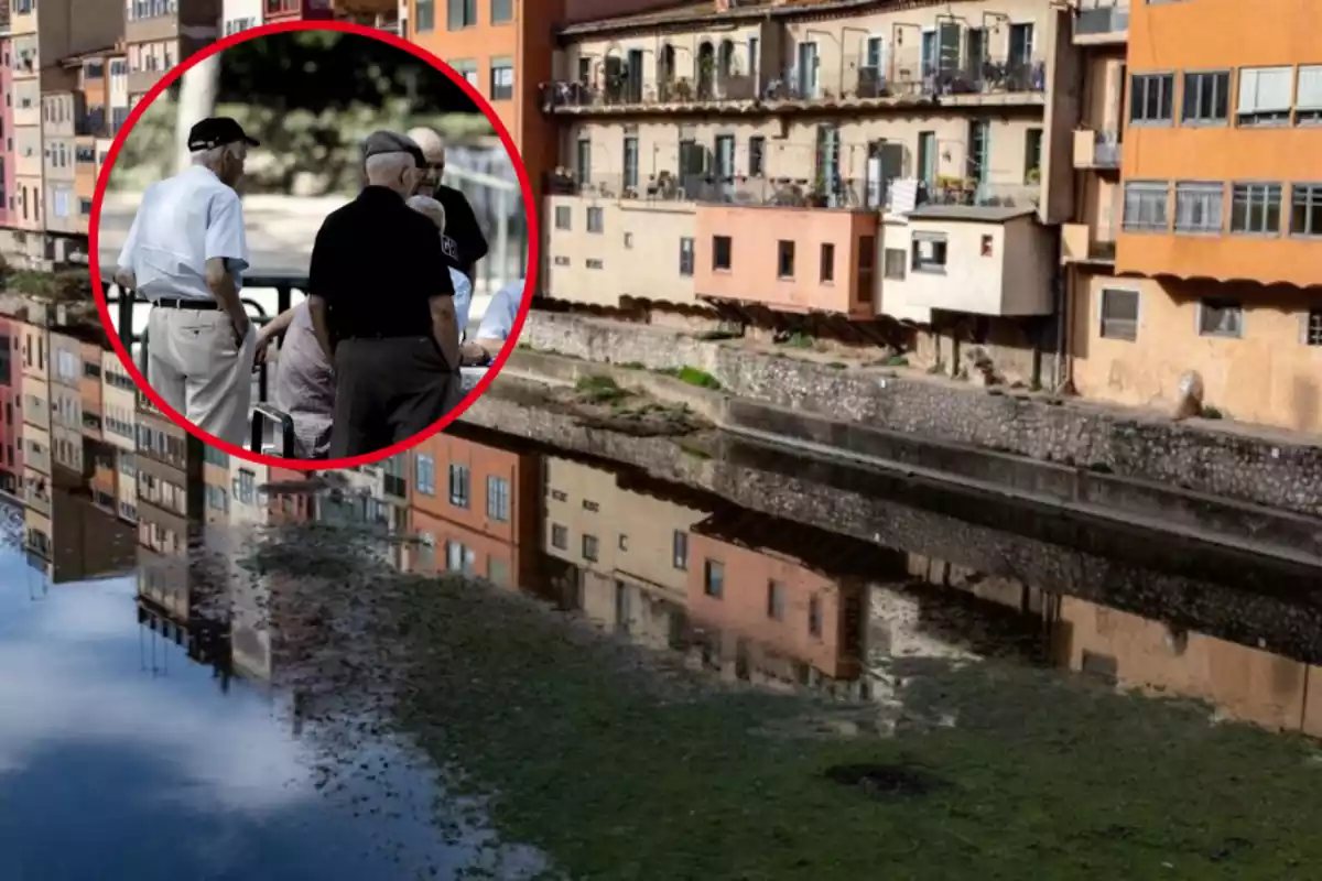 Una imagen del río a su paso por Girona