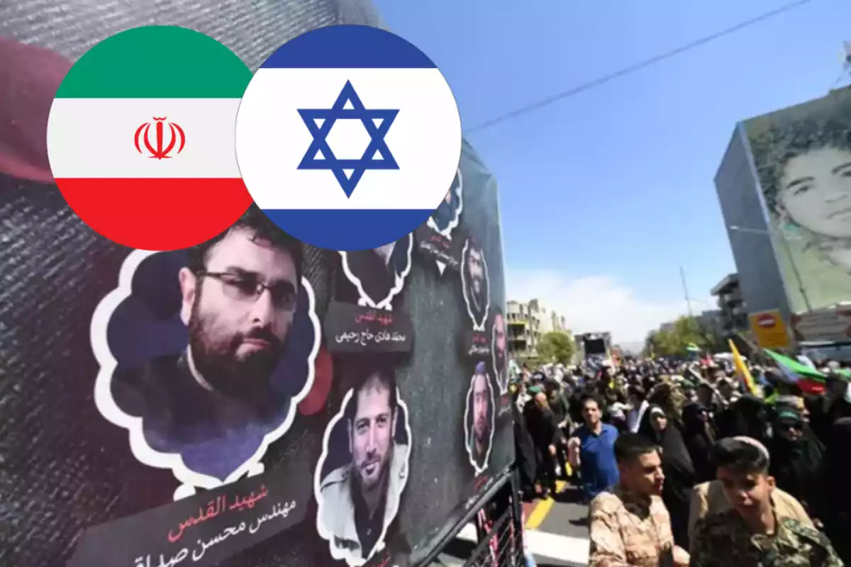 Procesión en Irán por los fallecidos en el ataque al consulado de Damasco