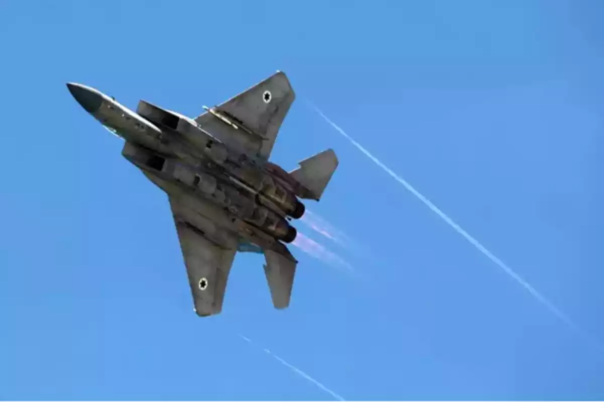 Un avión de las fuerzas israelís