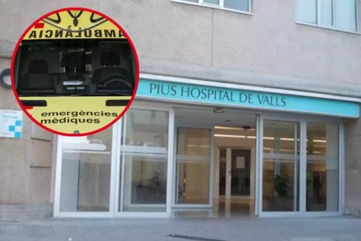Un acceso al Hospital de Valls