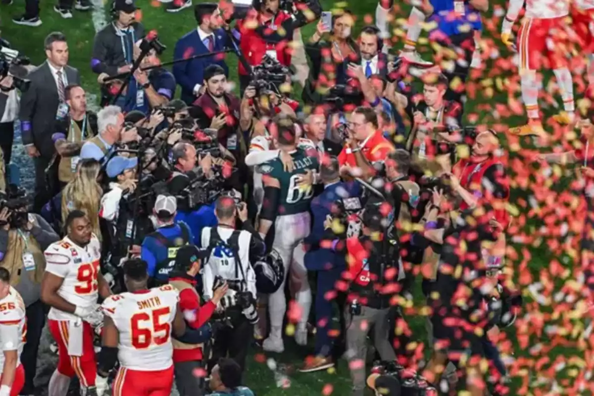 Los Chiefs celebran la Super Bowl