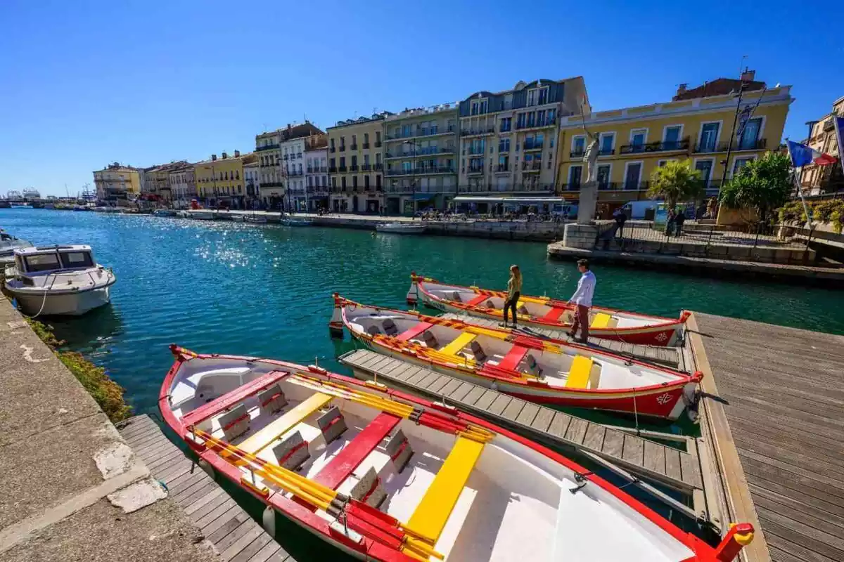 Barcos preparados para celebrar el 'Escale en Sète'