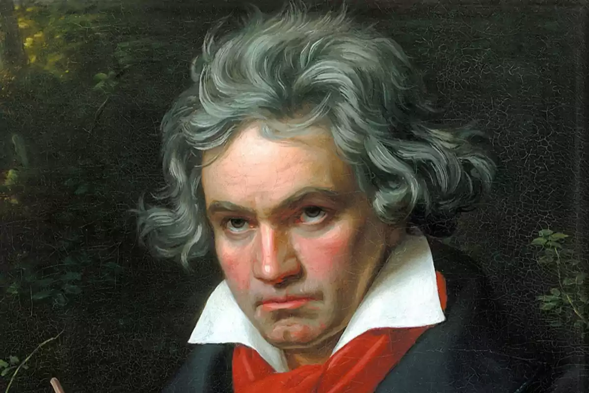Una ilustración de Beethoven