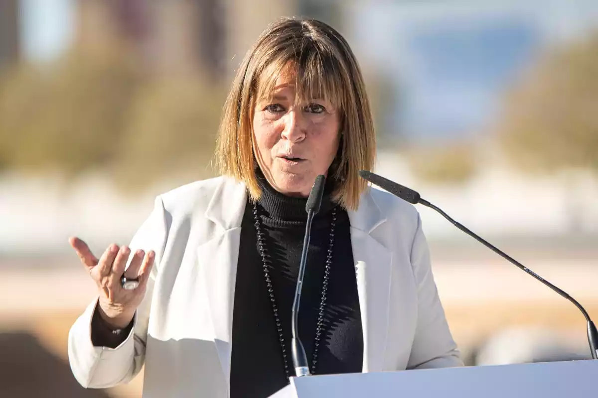 La alcaldesa de L'Hospitalet de Llobregat, Núria Marín