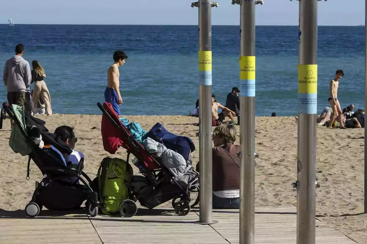 La playa de Barcelona, en archivo