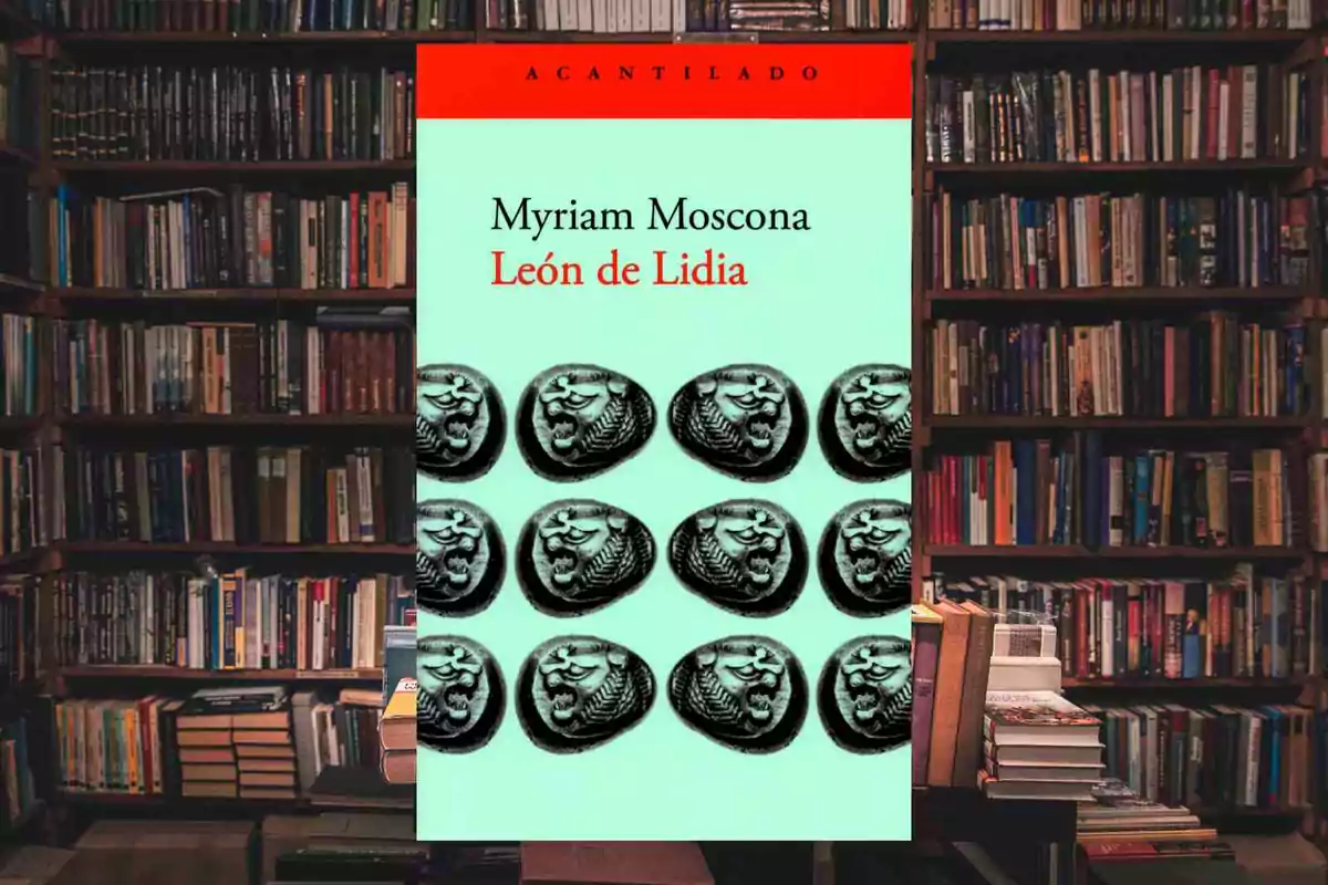 El libro 'León de Lidia' en una biblioteca