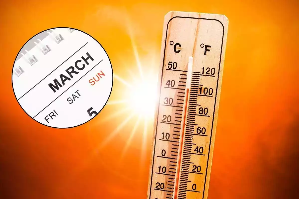 Imagen de calor y de marzo