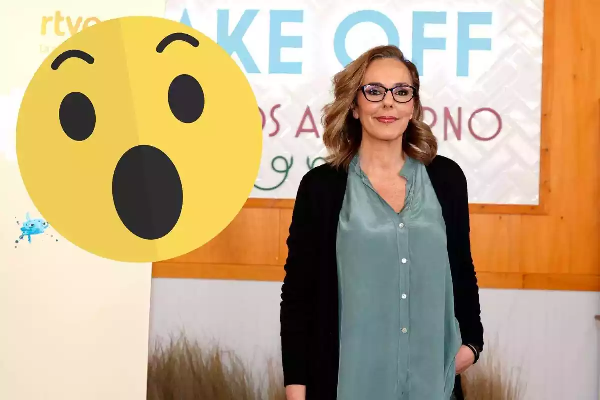 Rocío Carrasco con un emoji de sorpresa