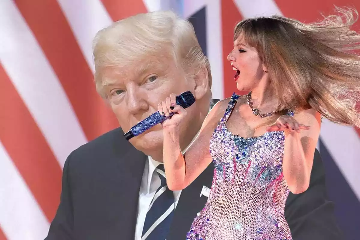 Taylor Swift y Donald Trump